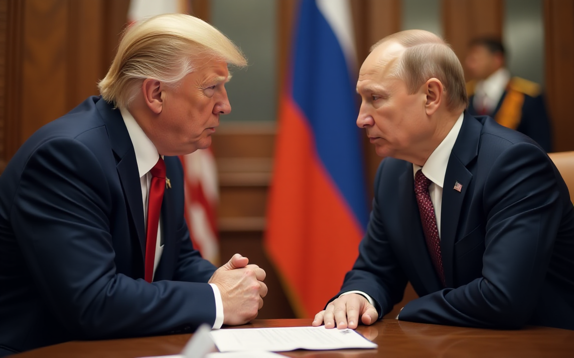 Ai generated Trump and Putin