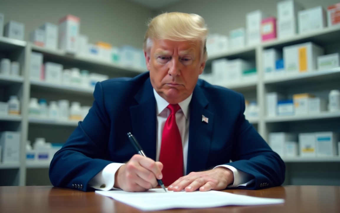 sun pharma share price, Trump pharma executive order, Trump executive order, Trump pharma tariffs, medicare plans 2025