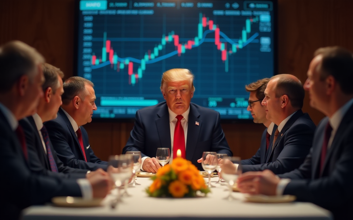 Donald Trump with a Group of Investors