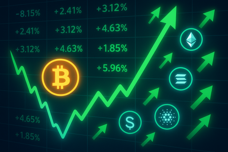 Crypto market rally: top reasons why Bitcoin and altcoins are rising