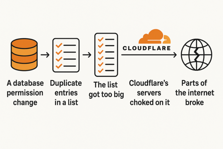 How a single computer file accidentally took down 20% of the internet yesterday – in plain English
